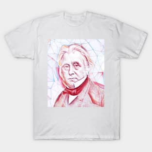 Thomas Babington Macaulay Portrait | Thomas Babington Macaulay Artwork | Line Art T-Shirt